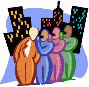 Cartoon People Talking